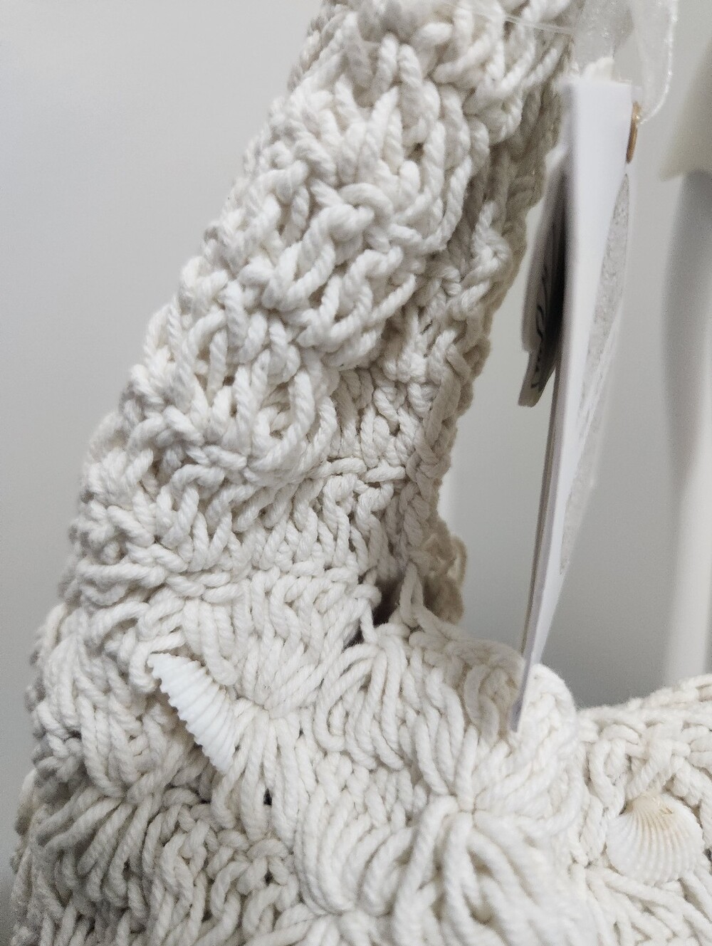 Crochet shell purse - Picture 7 of 8